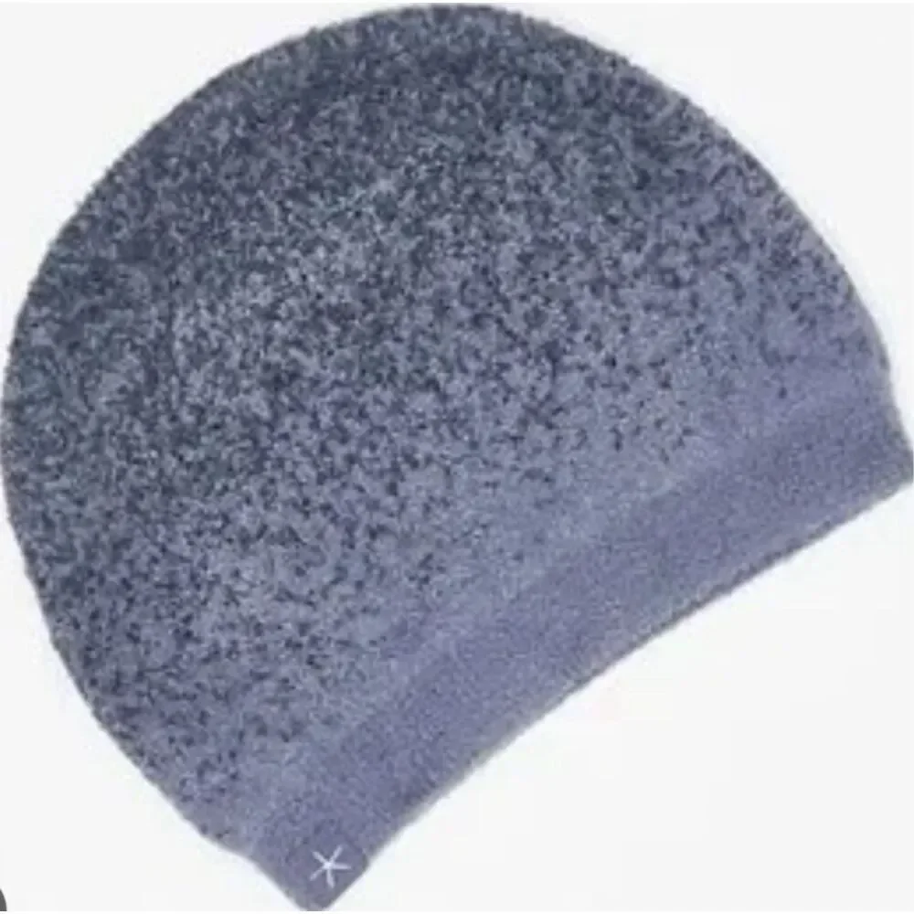 Barefoot Dreams Cozychic Lite Confetti Beanie Storm Gray-Dark Brown Nwt O/S